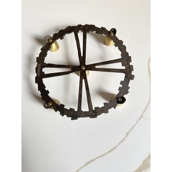 TERRA SANCTA GUILD A Light Shines In The Night Advent 5 Candle 8” Holder Israel - Picture 3 of 5